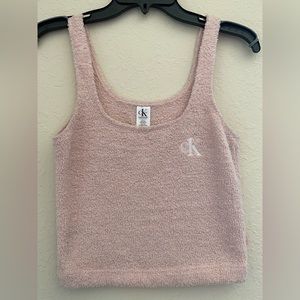 Pink Calvin Klein soft pj top